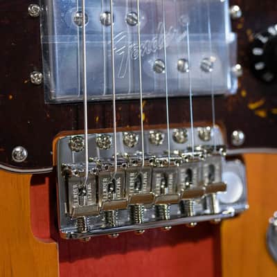 Fender Michael Landau Coma Stratocaster - Coma Red with Vintage-Style Navy Blue Hardshell Case - Demo image 11
