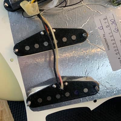 Fender American Special Stratocaster 2013 Olympic White DiMarzio Pickup w/ Hard Case image 13