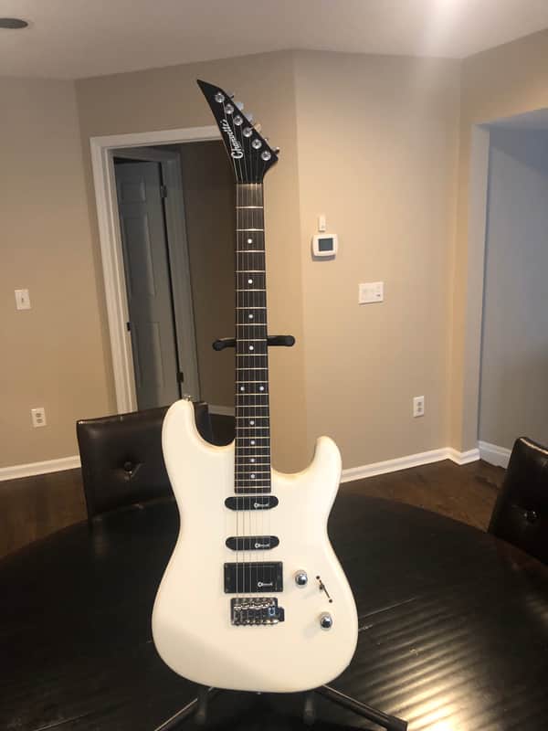 Charvel Charvette Model 200 Reverse Headstock 1990 White image 1