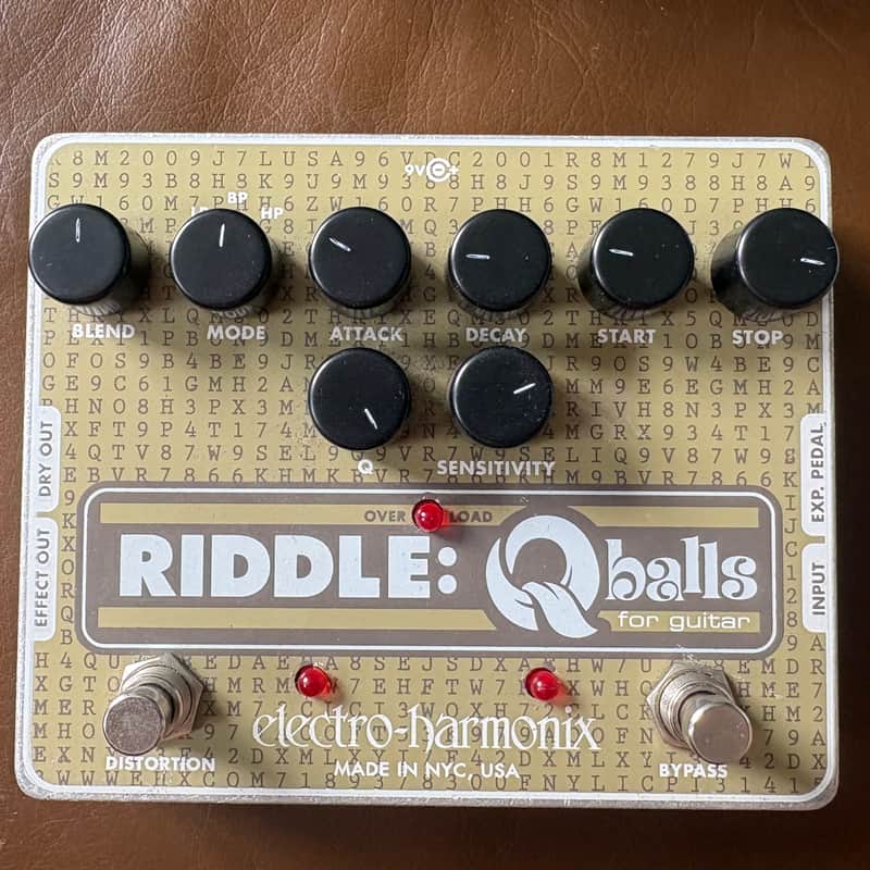 Electro-Harmonix Riddle: Q Balls Envelope Filter For Guitar 2009 - 2021 - Tan image 1