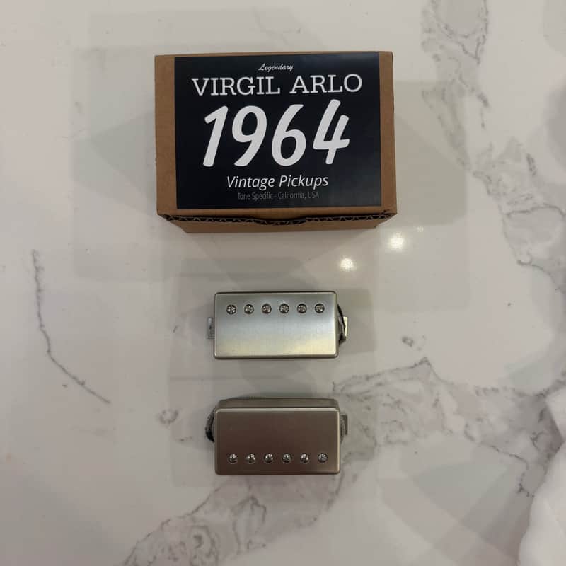 Virgil Arlo 1964 Humbuckers 2020-Present - Raw Nickel image 1