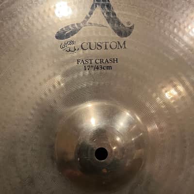 Zildjian 17" A Custom Fast Crash Cymbal 2002 - Present - Brilliant image 3