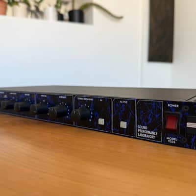 SPL 9526 Stereo Vitalizer MK2 Signal Processor RECAPPED 1997 - 2015 - Black w/ Blue Lightning image 3