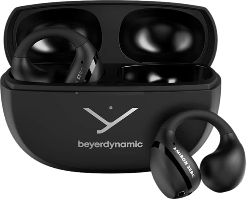 Beyerdynamic Amiron Zero Open-Ear Clip-On Wireless Earbuds, Black image 1