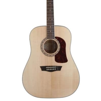 Washburn D10S Heritage 10 Series Dreadnought Acoustic Guitar. Natural Item ID: HD10S-O-U image 2
