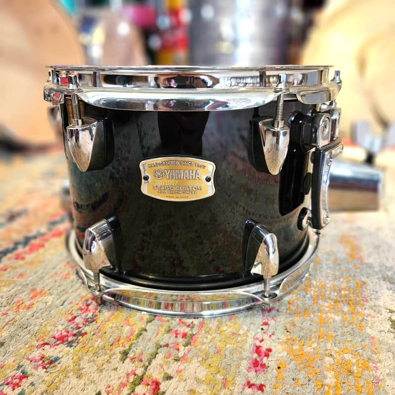 Yamaha 10x7" Stage Custom Birch Rack Tom - Raven Black image 1