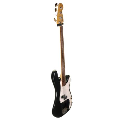 Fender Standard Precision Bass, Black with Hard Case image 4