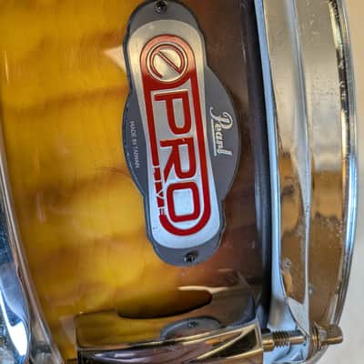 Pearl Pro Snare Drum - Tobacco Burst with 1/4" Hookup image 4