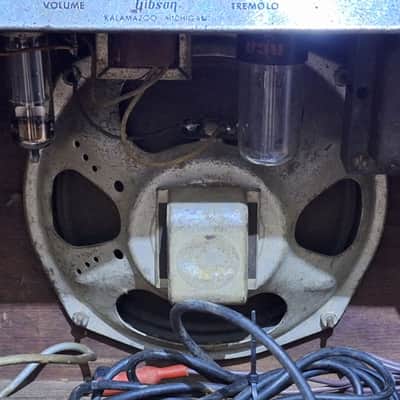 1961 Gibson Maestro GA-1RT Echo-Reverb Tube Amp With Footswitch*Tweed* image 6