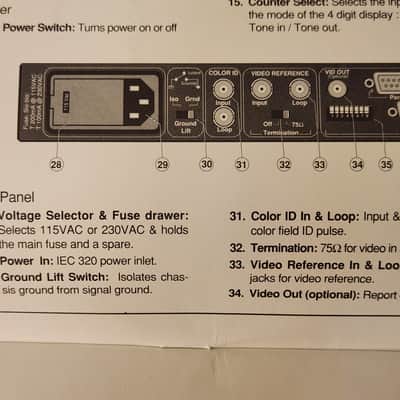Brainstorm Electronics  SR-15+ Time Code Distripalyzer image 20