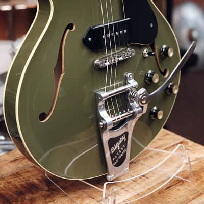 Collings I-30 LC Electric Guitar in Aged Olive Drab Green image 5