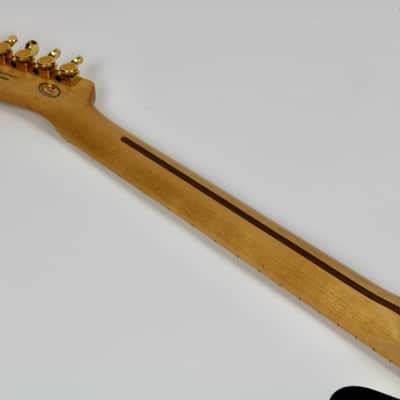 Fender LTD Deluxe Telecaster Thinline Maple Fingerboard Gold Hardware Satin Black 2018 w/Gig Bag (0140049306) image 8