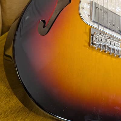 Fender American Vintage II '72 Telecaster Thinline 2022 - Present - 3-Color Sunburst image 5