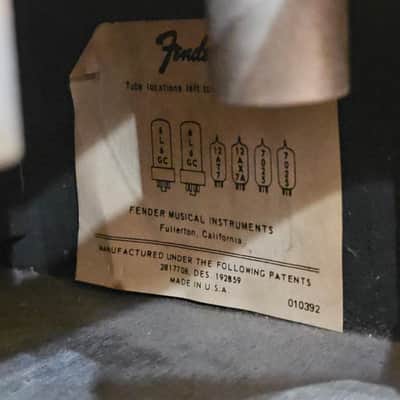Fender Bandmaster Tube Head Vintage image 7