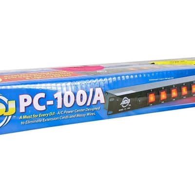 American DJ PC-100A 8-Switch Rack Mount On/Off AC Power Strip Source image 5
