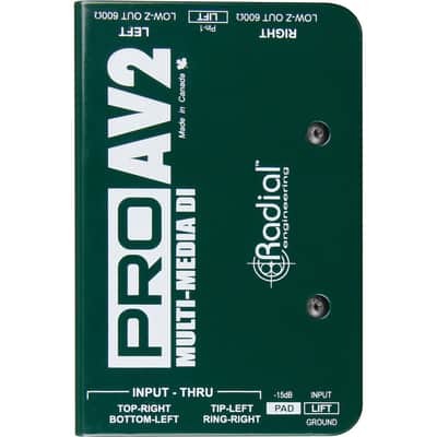 Radial ProAV2 Stereo Passive Direct Box image 1