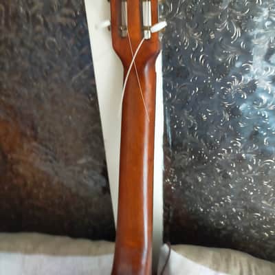 Old italian vintage Ancient guitar F. Masetti Acoustic 1930 Natural image 4