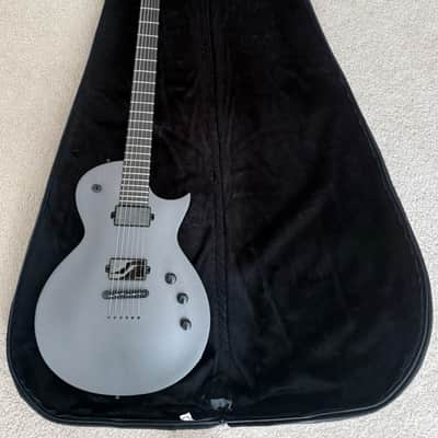 ESP LTD EC-1000 Baritone - Charcoal Metallic Satin image 4
