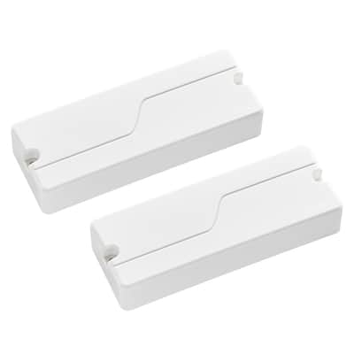 Fishman PRF-MS8-TW2 Fluence Signature Series Tosin Abasi 8-String Pickup Set, White (soapbar mount) image 1