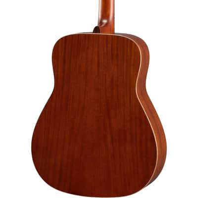 Yamaha Natural Folk Guitar Mahogany With Solid Mahogany Top image 3