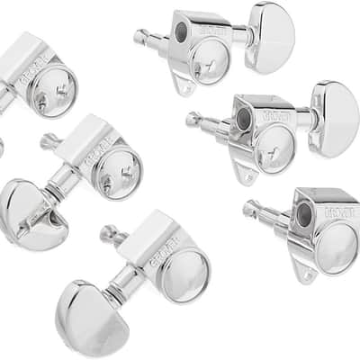 Grover RotoMatics Machine Heads 102-18N Nickel 3 and 3 Lifetime Warranty image 3