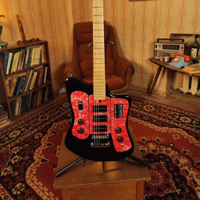 Formanta Style USSR Electric Guitar Built In Tone Bender Soviet Germanium Fuzz image 2