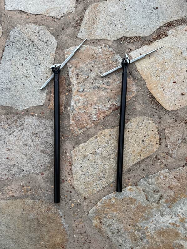 2 PACK Roland V-Drums Black Cymbal Arms Stand Top image 1