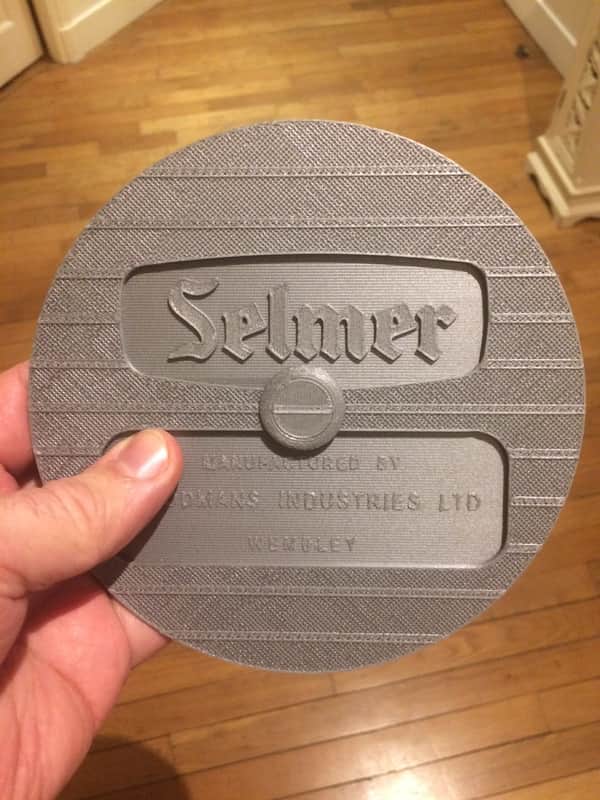 Selmer Goodmans Speaker Magnet Cap replica for zodiac, thunderbird image 1