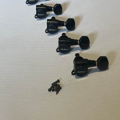 1980's Japan Charvel Jackson Model Series GOTOH TM Logo Tuners Tuning Pegs 6 In Line image 3