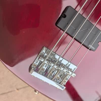 Custom Jazz bass - Red/black burst image 13
