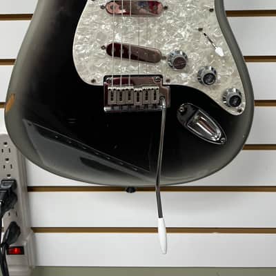 Fender Squier Standard Stratocaster 1998-2020- Satin Pewter Metallic with Hard Case image 3