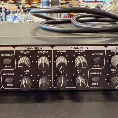 Samson SM10 Rack-Mounted 10-Channel Line Mixer 2010s - Black image 5