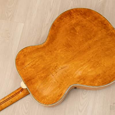 1941 Epiphone DeLuxe Pre-War Vintage Archtop Acoustic Guitar Blonde w/ Case image 16