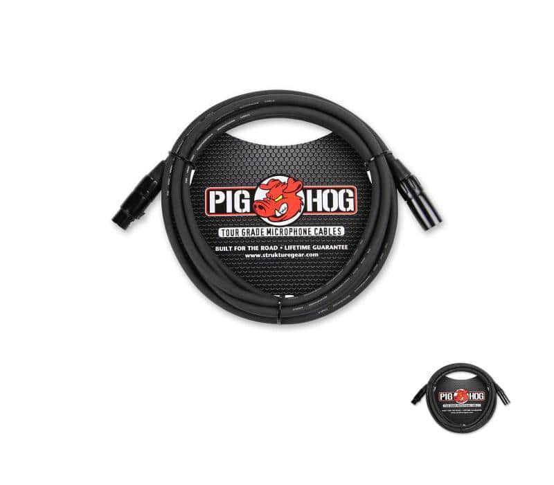 Pig Hog PHM10 High Performance 8mm XLR Microphone Cable, 10 feet image 1