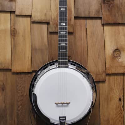 1980s Iida Model 229 5-string Banjo w/ Hardshell case imagen 5
