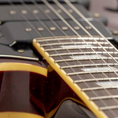 Epiphone Riviera Custom P93 Semi-Hollow Electric Guitar Wine Red w/ Bigsby P90s Bild 9