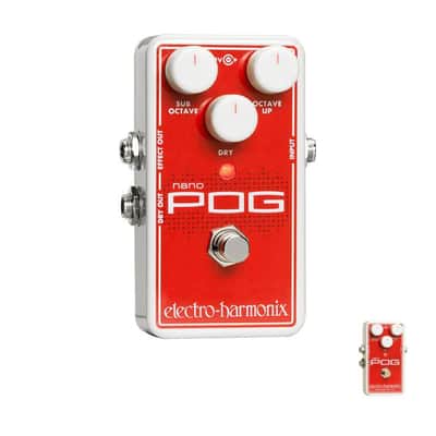 Electro Harmonix NanoPog Polyphonic Octave Generator Guitar Effect Pedal - New image 1