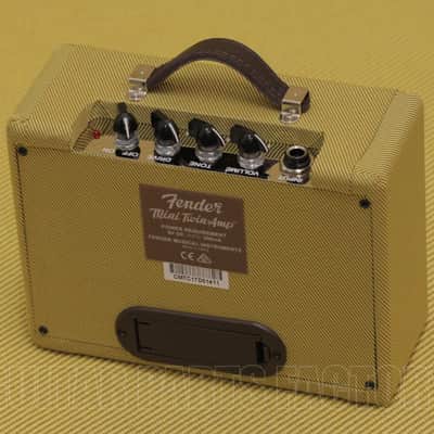 023-4811-000 Mini '57 Guitar Twin-Amp Tweed 9V Battery Headphone Out image 2