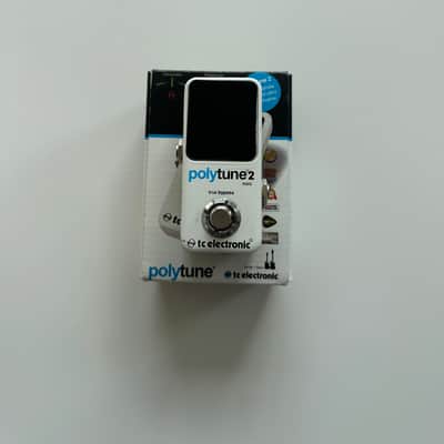 TC Electronic PolyTune 2 Mini Tuning Pedal 2010s - White image 1