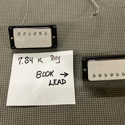 Gibson Patent #  Humbucking Pickup set 1965-74 Sealed Covers N-7.8K B-8.0K image 1