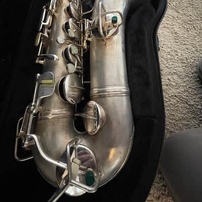 Conn New Wonder II Chu Berry Tenor Silver Plate image 4