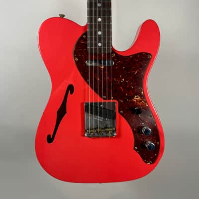 Fender Custom Shop Telecaster Thinline Journeyman Relic 2020 - Fiesta Red(sku86276) image 3