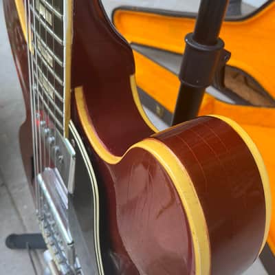 Gibson ES-330TD 1967 - Long Neck - Sparkling Burgundy image 5