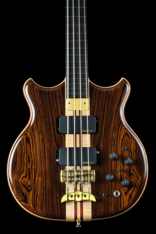 AMAZING Alembic Stanley Clarke Signature Deluxe Lined Fretless Bass image 1