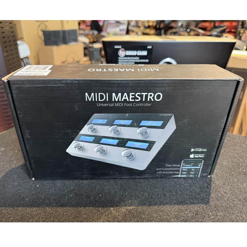 Singular Sound MIDI Maestro Customizable Universal MIDI Foot Controller (Pre-Owned) image 1