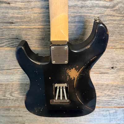 Friedman Vintage S Aged Guitar - Silver Metallic Stars Over Black (Medium Aging) image 7