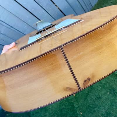 JA Pantoja Premium Flamenco Guitar with Pegs 1977 - French Polish image 4