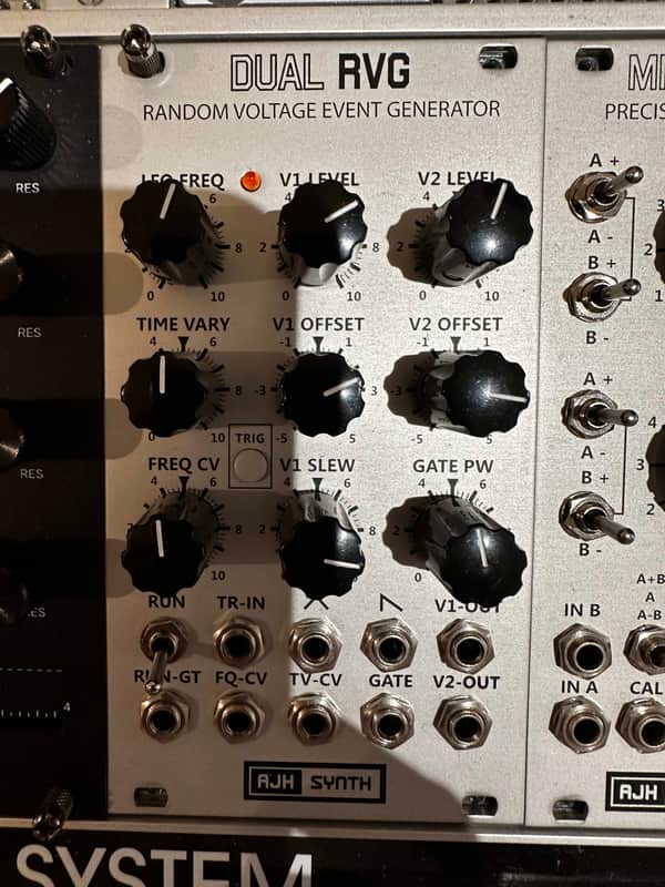AJH Synth Dual RVG Random Voltage Event Generator Limited Edition Module (black) image 1