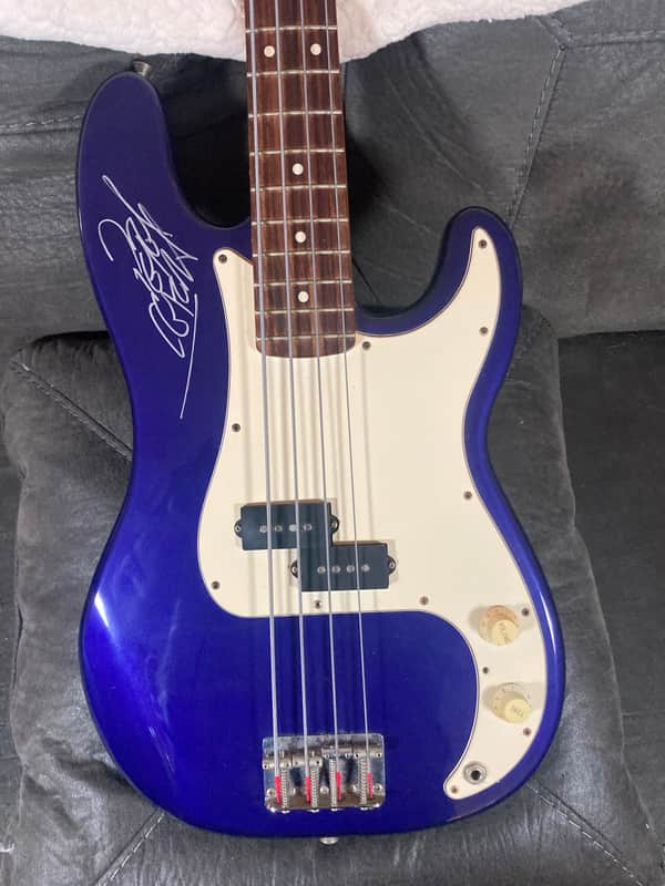 Fender Precision bass 1996 - Electric blue image 1