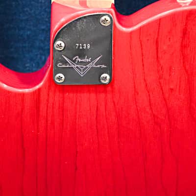 Fender Custom Shop Deluxe Telecaster 2012 – Quilted Maple Top Candy Red image 13